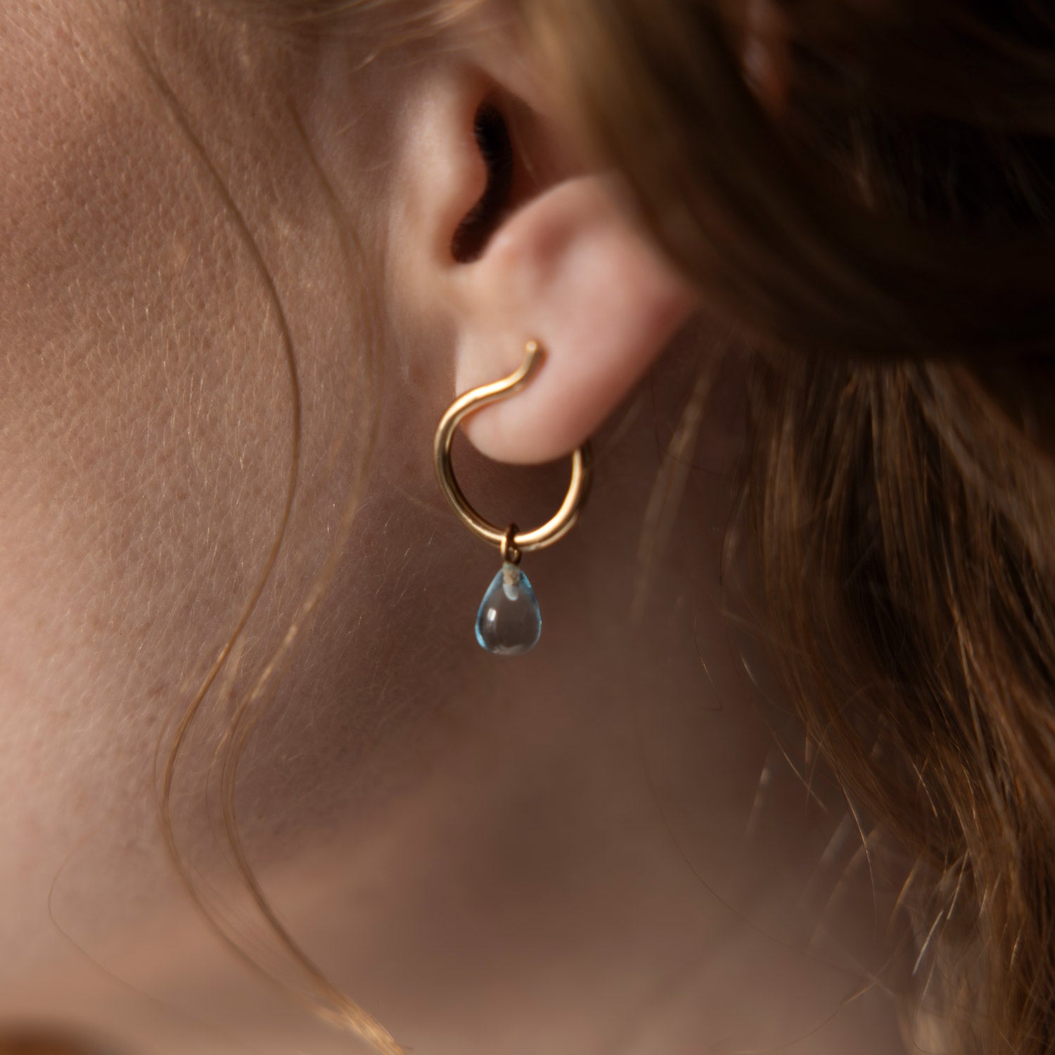 Martall påhängen - Blå topas