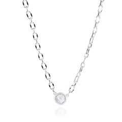 Knappkorall - Halsband grov kedja