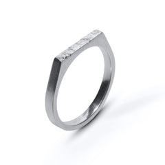 KARG klackring 2,5 mm i silver