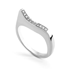 Havsbris ring - 11st briljantslipade diamanter