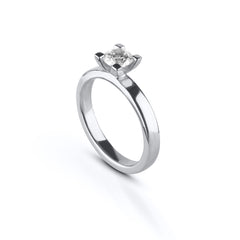 Eksta 0,70ct solitärring i 18k vitguld