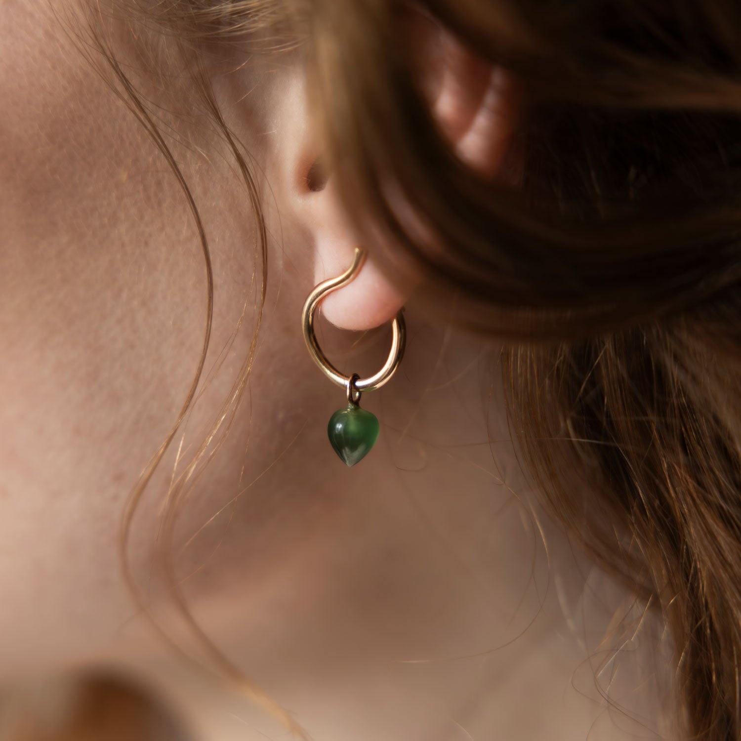 Martall påhängen - Grön Serpentin