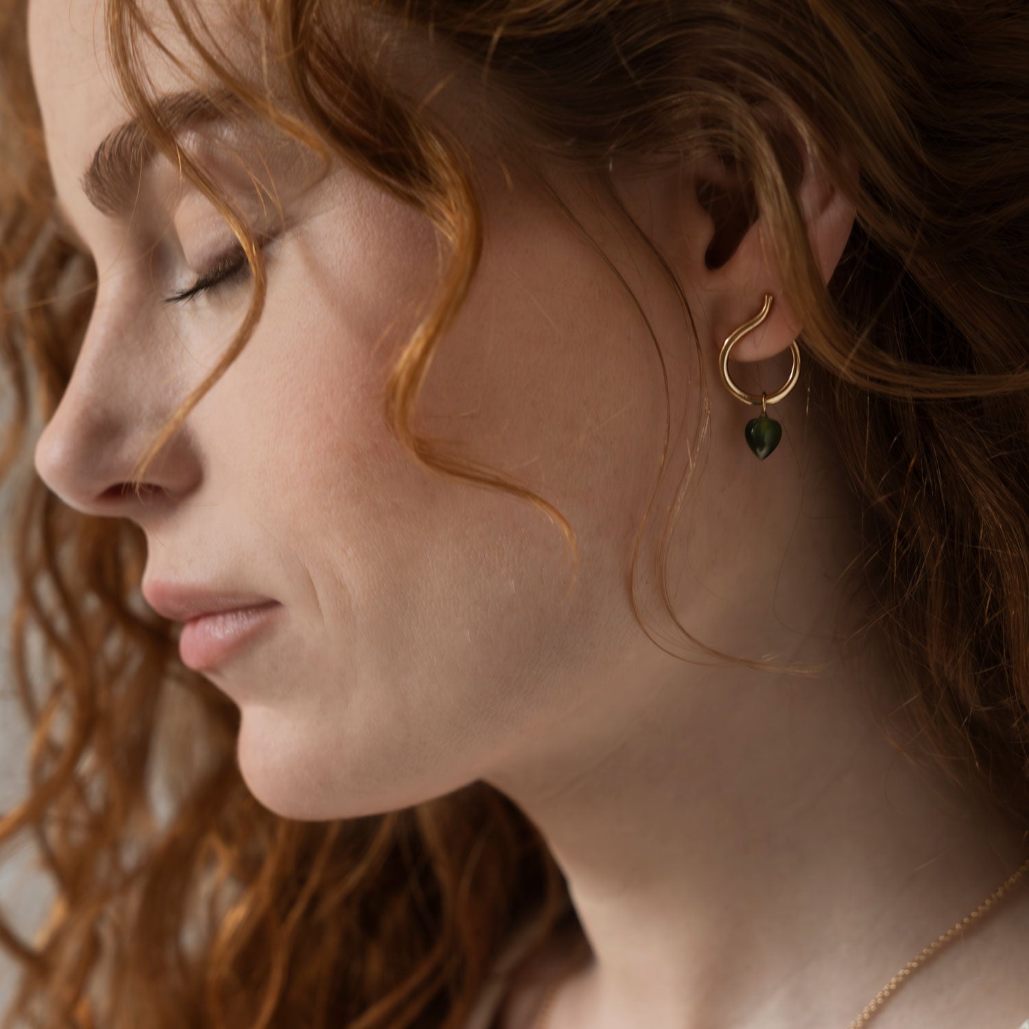 Martall påhängen - Grön Serpentin