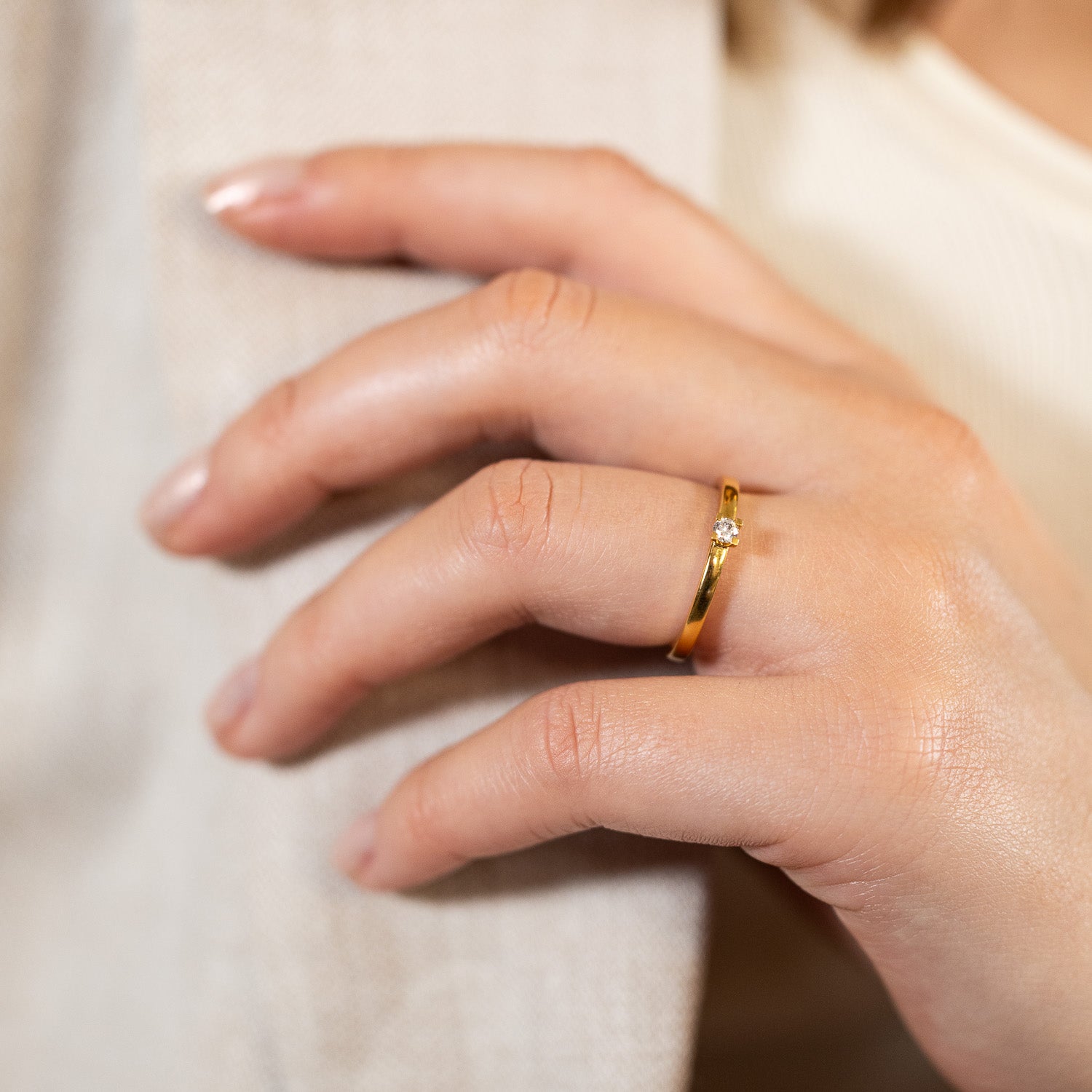 Eksta 0,10ct - Solitärring