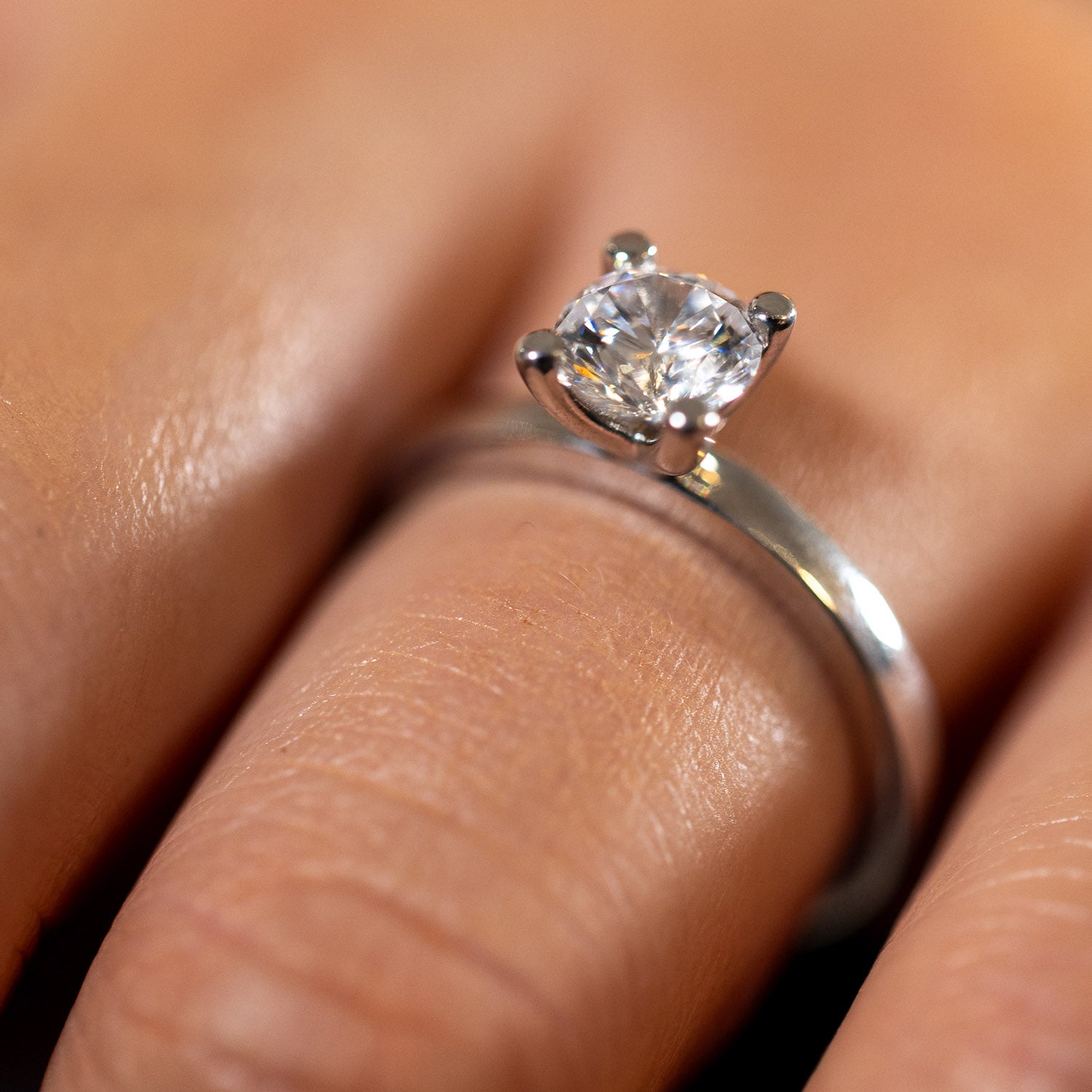 Karlsö 0,70 ct– tidlös solitärring