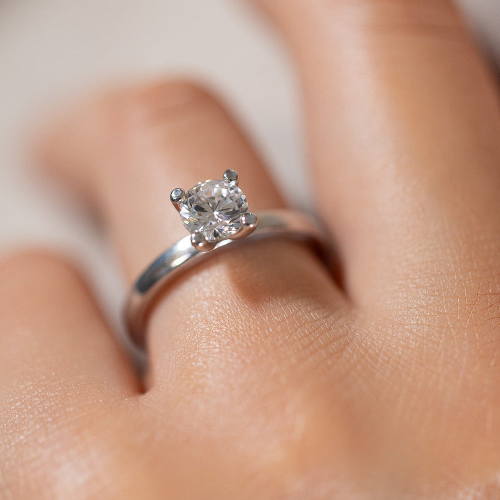 Karlsö 0,70 ct– tidlös solitärring