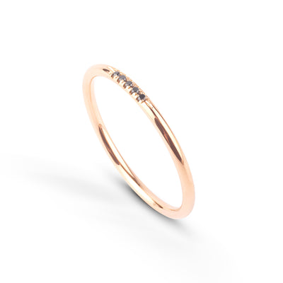 Leilu Ring 5 stenar - 18k guld