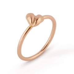 Heart of Gotland - guld ring med hjärtformad design