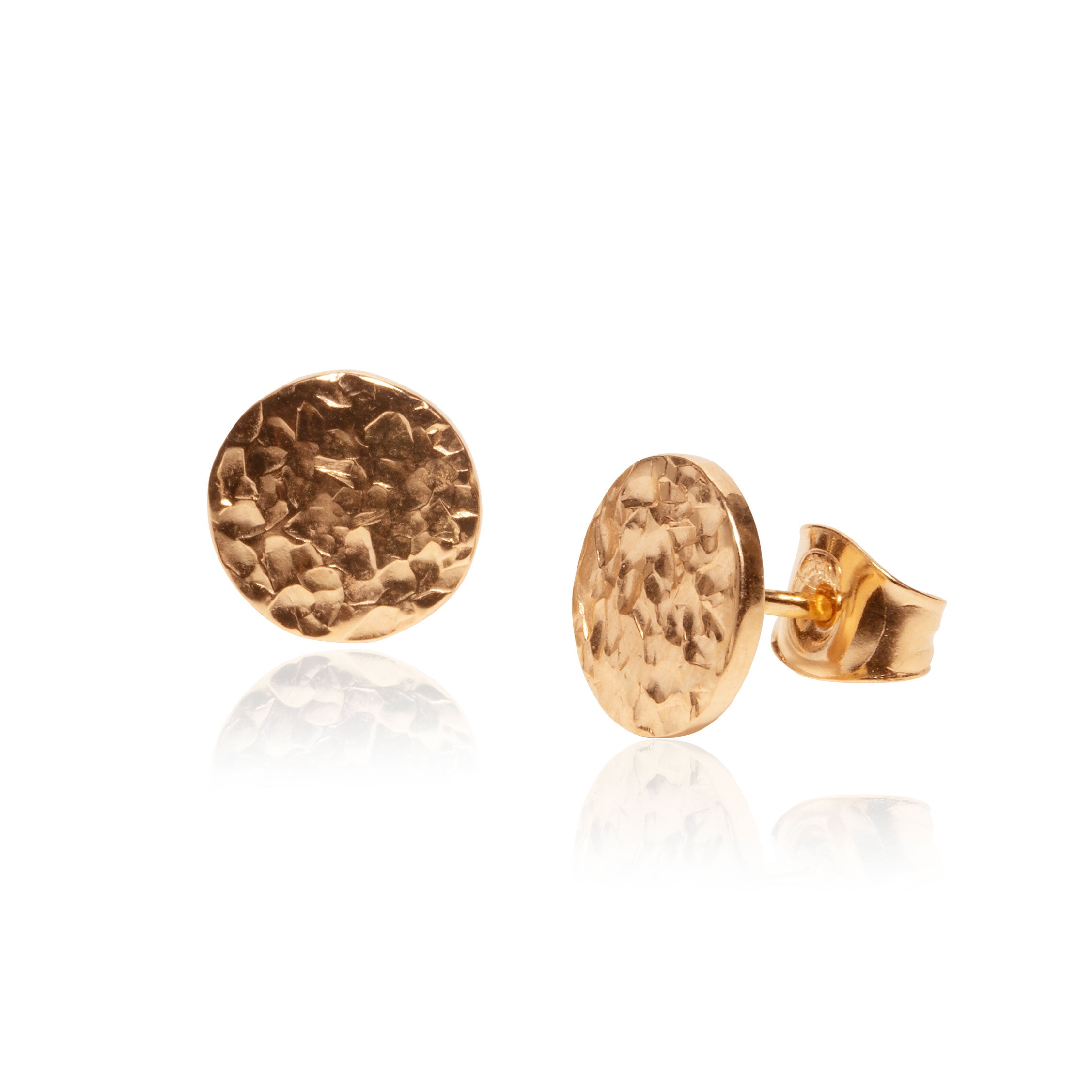 KARG örhänge studs i 18k guld, sofistikerad look
