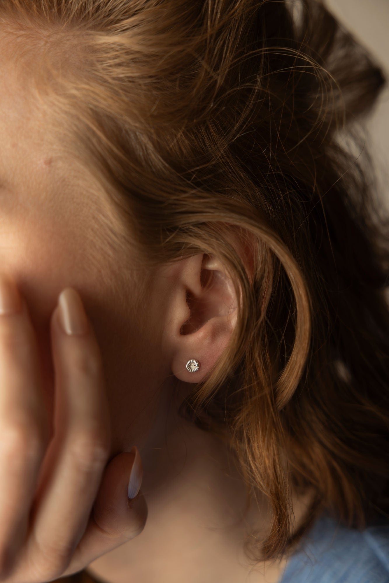 Knappkorall - Örhängen liten korall