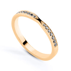 Tofta ring (svarta diamanter)