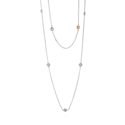 Knappkorall ”Fossilfrossa” halsband