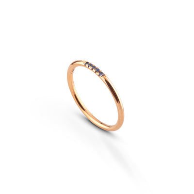 Leilu Ring 5 stenar - 18k guld