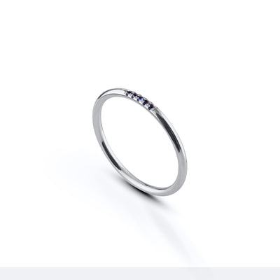 Leilu Ring 5 stenar - 18k guld