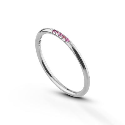 Leilu Ring 5 stenar - 18k guld