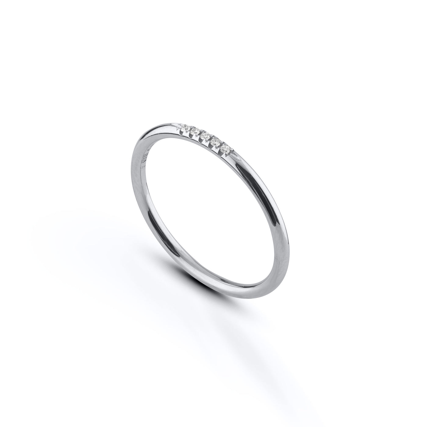 Leilu Ring 5 stenar - 18k guld