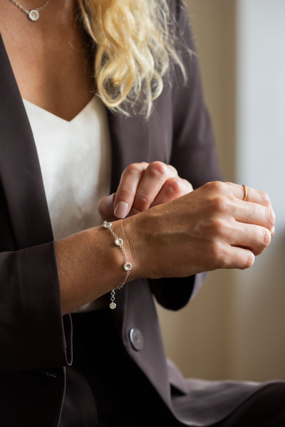 Knappkorall multi Armband