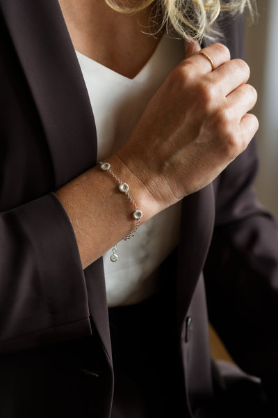 Knappkorall multi Armband