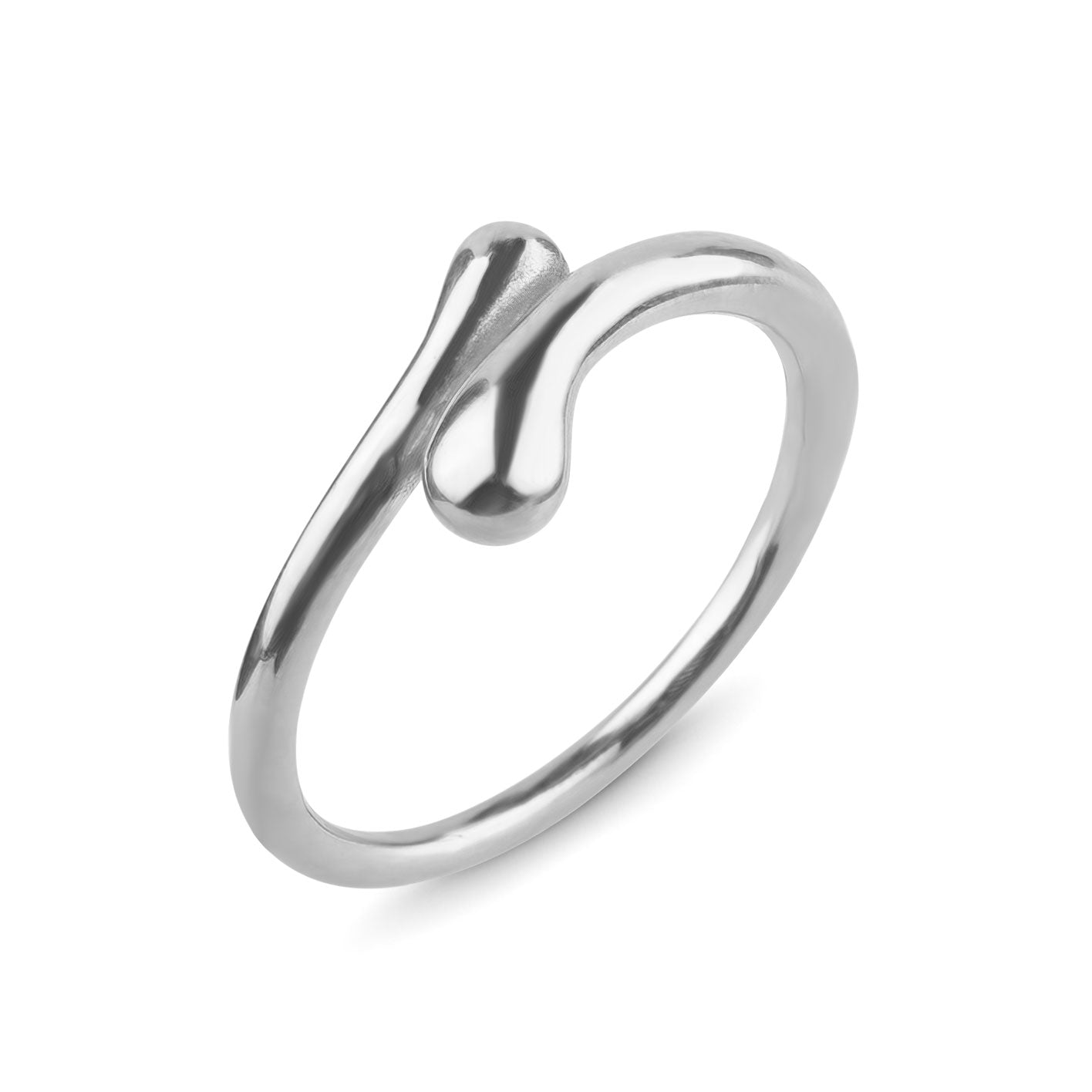 Got Your Back ring i silver, minimalistisk och liten.