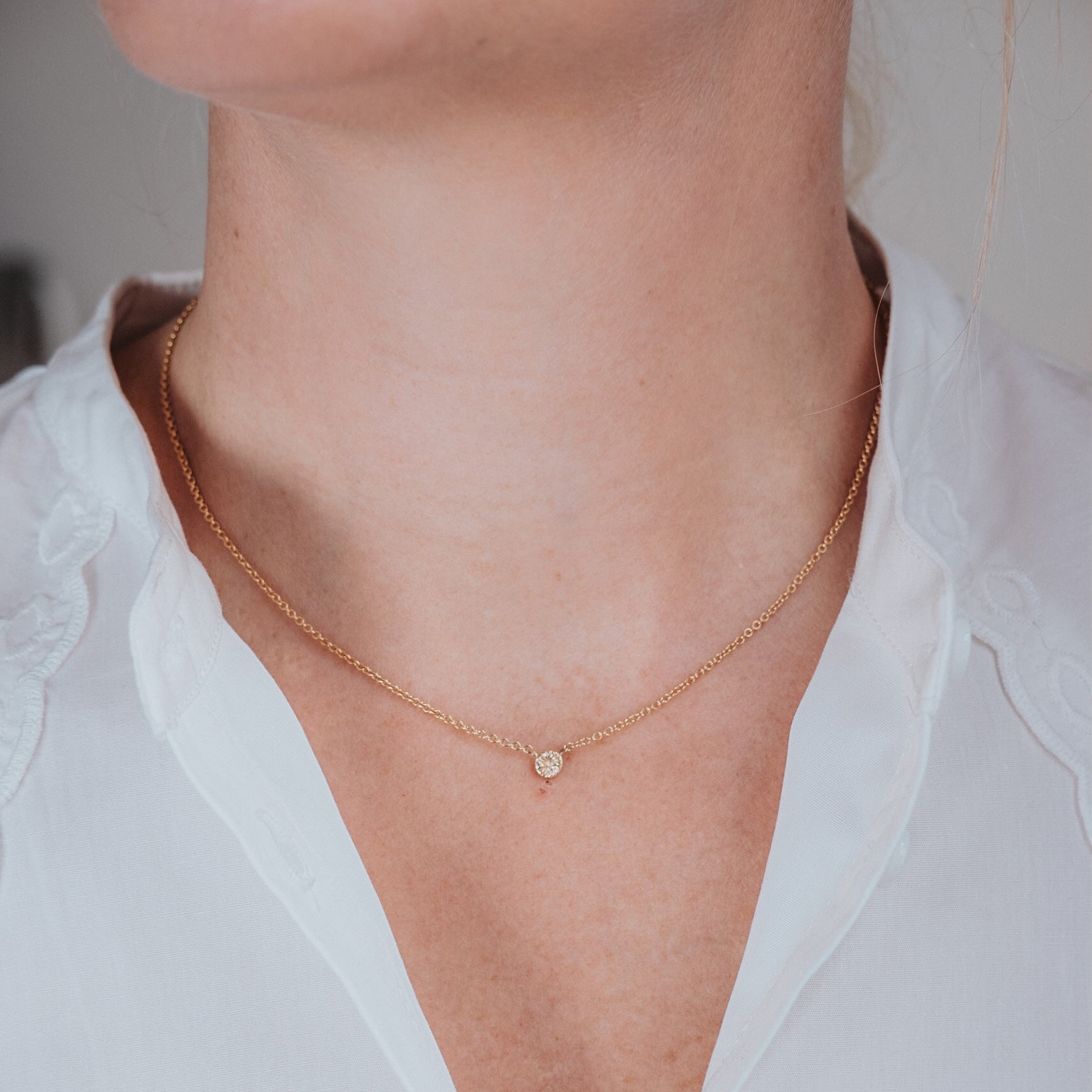 Knappkorall - Halsband liten